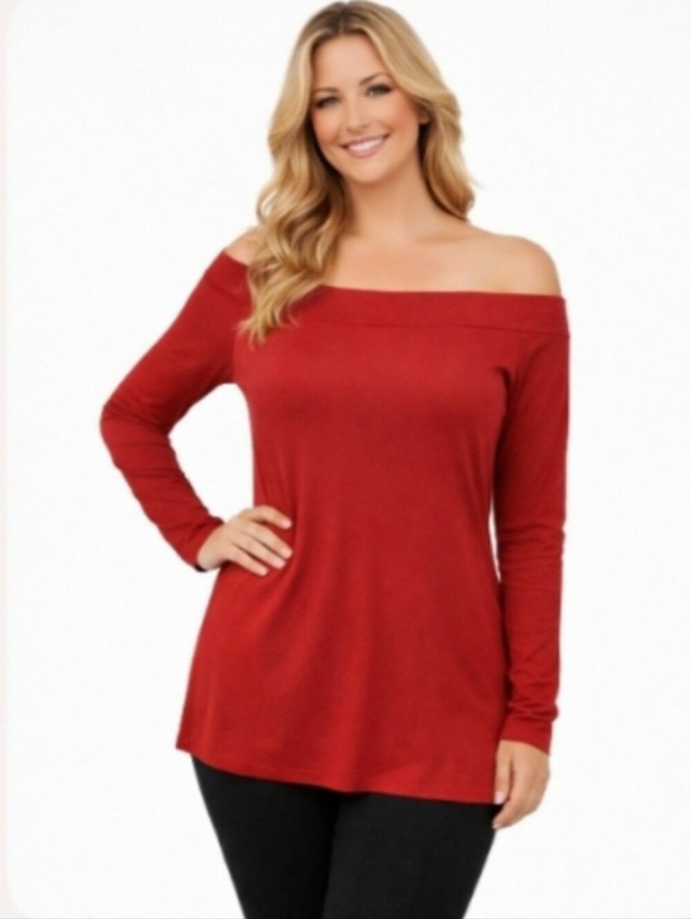 🔥Sarin Mathews Off‑Shoulder Top – Size XL (Never Worn)